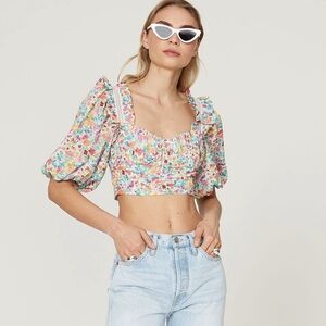 For Love and Lemons Crop Top